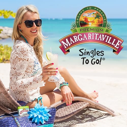 Singles To Go! Margaritaville Water Drink Mix, Pina Colada, 72 Packets