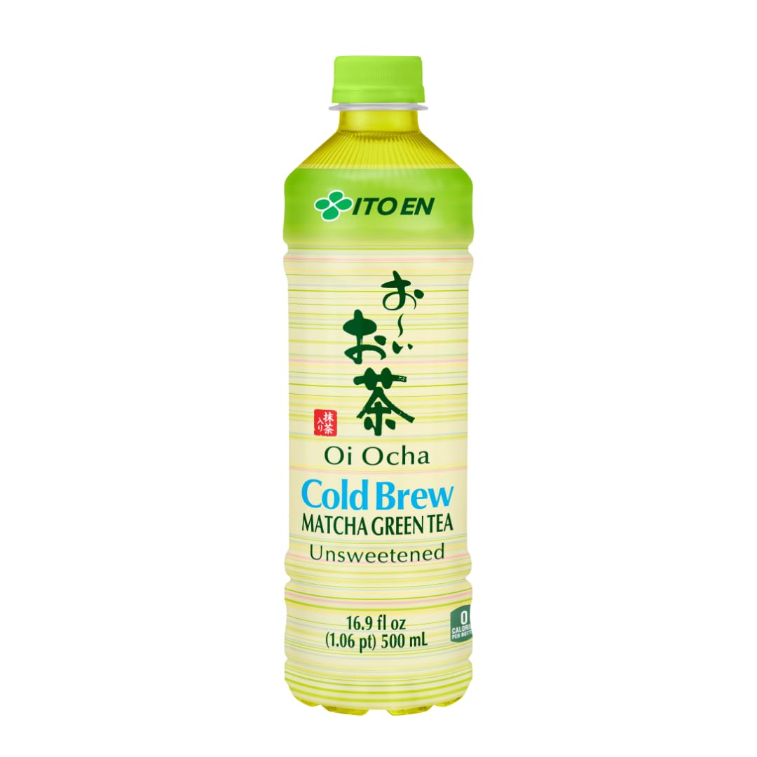 Ito En Tea Oi Ocha Green Tea, Unsweetened, 16.9 Ounce (Pack of 12)