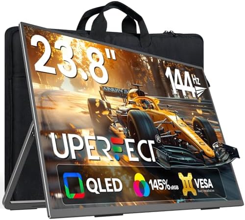 UPERFECT 18.5" 120Hz Portable Monitor, 125% sRGB Large Gaming Monitor