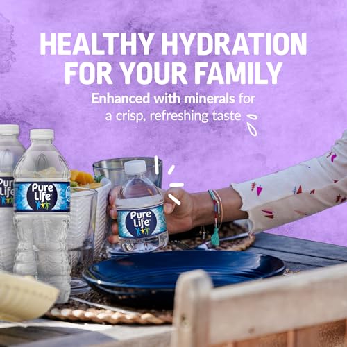 Pure Life Purified Bottled Water, 15 Pack - Still Drinking Water Enhanced with Minerals for a Crisp Taste - 16.9 Fl Oz - Toy Story 5 Packaging Graphics