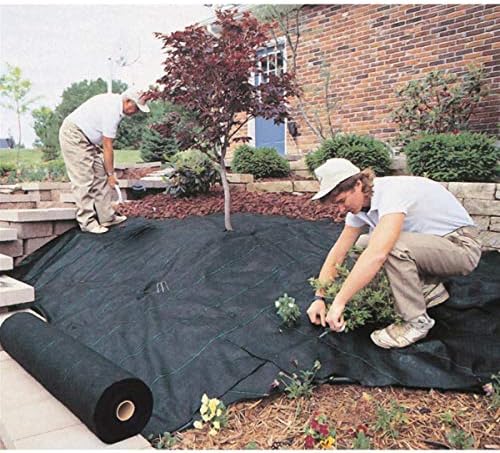 Dewitt Professional Max Weed Barrier Fabric 4.1 oz, Black, 4 x 250 Feet – Heavy-Duty Weed Control and Ground Cover for Gardens, Beds, Mulch, Outdoor Landscaping, and Yard Areas