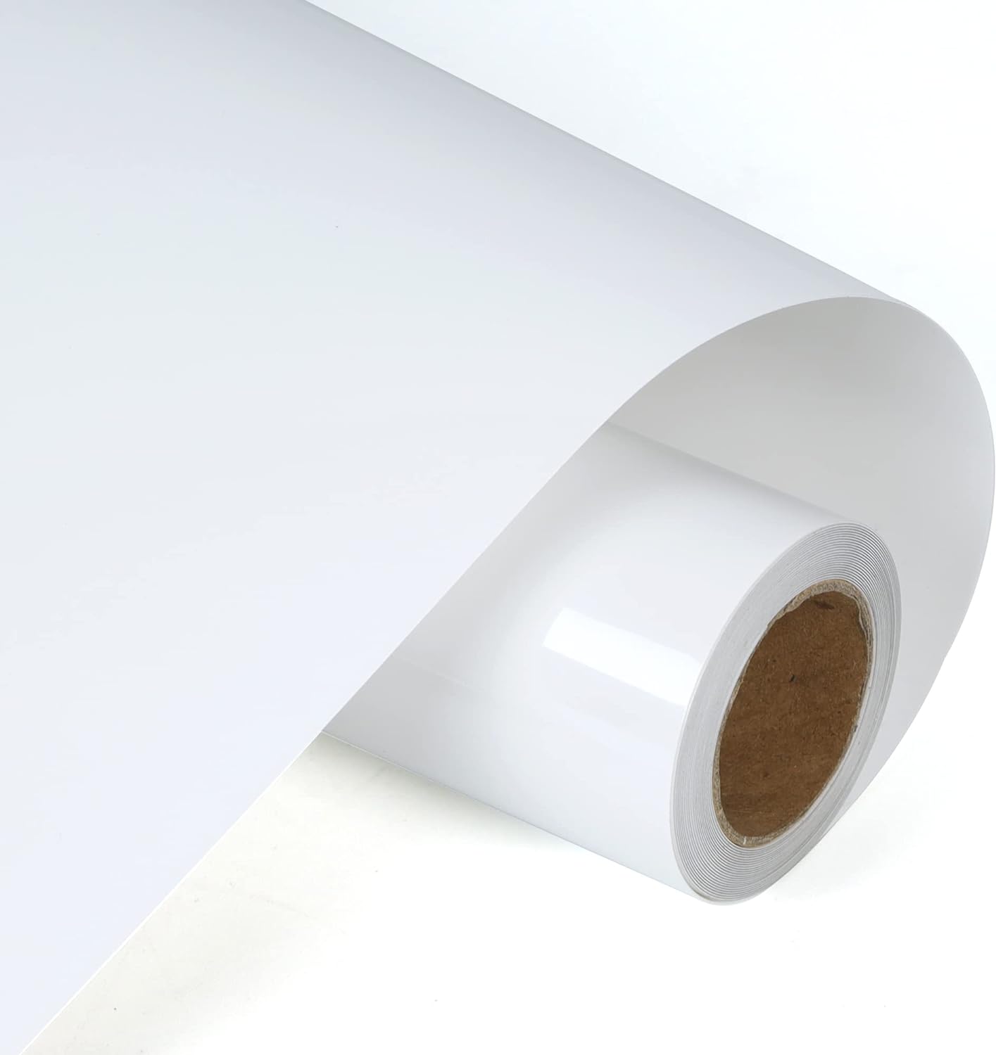 RENLITONG Heat Transfer Vinyl,12 Inch by 10ft White Iron on Vinyl