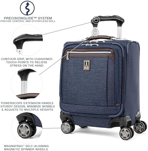 Travelpro Platinum Elite Underseat Spinner Tote Bag with USB Port