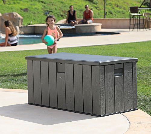 LIFETIME Outdoor Storage Box, 150 Gallon