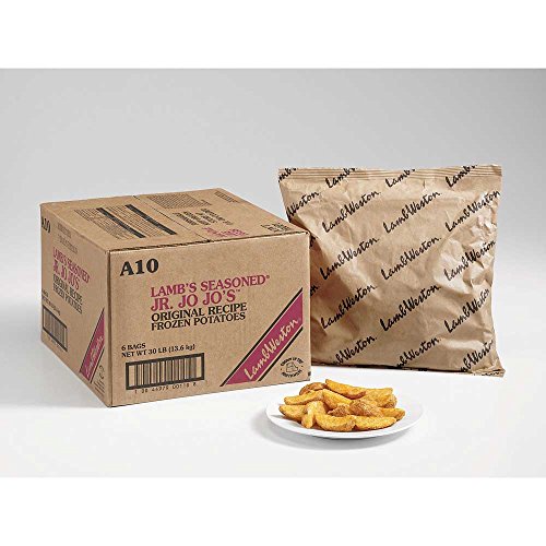 Lamb Weston Original Junior Jo Jos 4 Wedge Cut Potato Fry, 5 Pound -- 6 per case.
