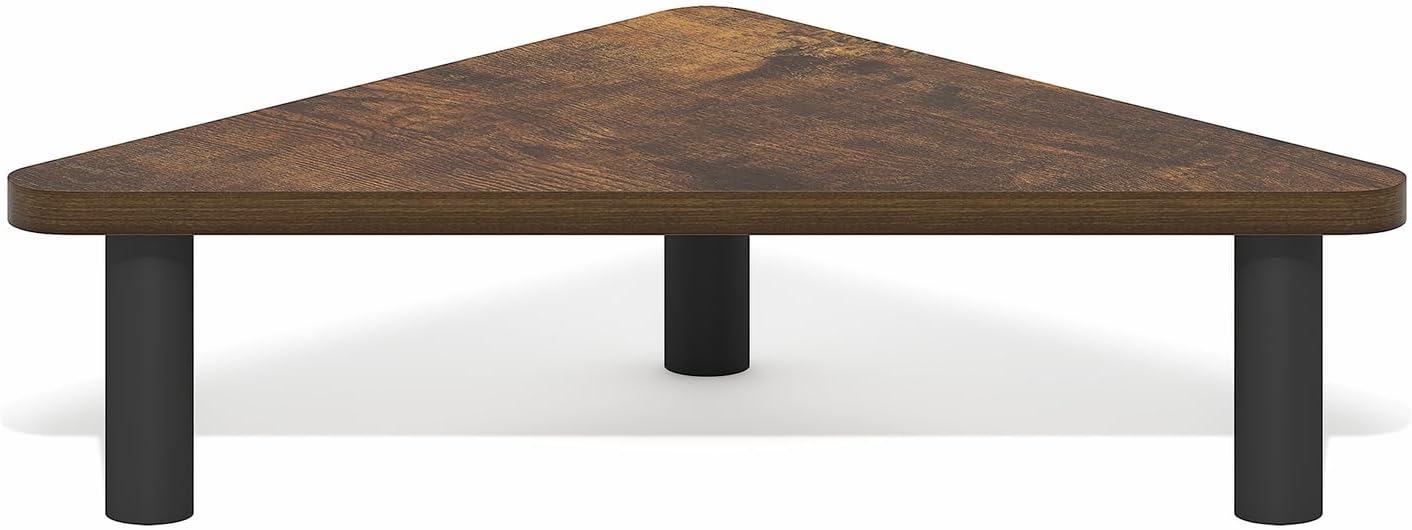 FURINNO Turn-N-Tube Monitor Stand, French Oak Grey/Black