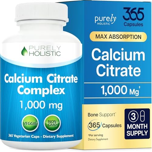 Calcium Citrate 1000mg, Bone & Teeth Support, Dr-Formulated