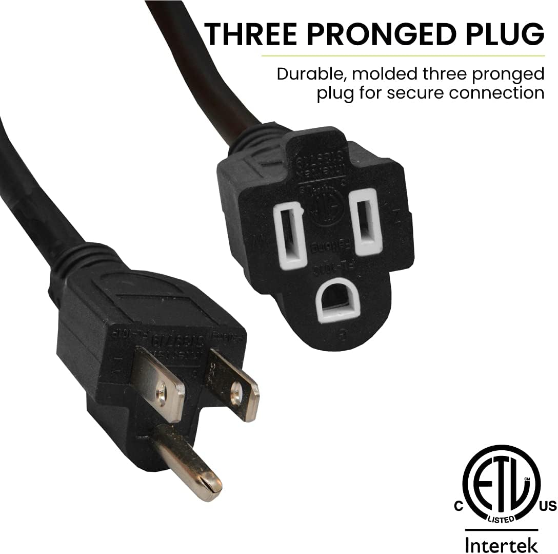 Go Green Power Inc. (GG-14025) 12/3 SJTW Outdoor Extension Cord, Lighted End, 25 ft