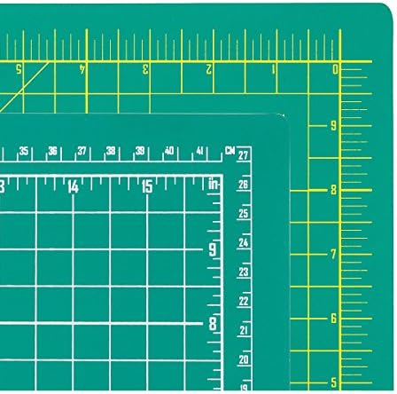 ZERRO Self Healing Cutting Mat 24" x 36", Double Sided & Non-Slip | Professional 5-Ply Rotary Mat for Scrapbooking, Fabric, Quilting, Sewing, Crafts (A1)