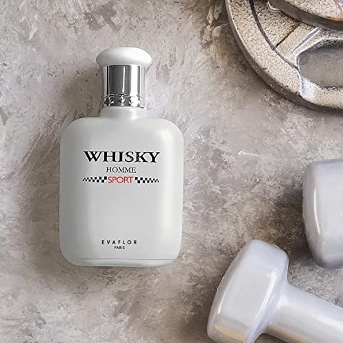WHISKY SPORT Eau de Toilette for Men – Fresh and Energizing Scent with Mandarin