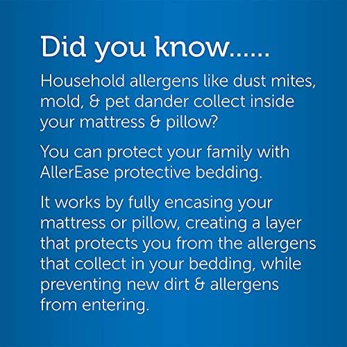 AllerEase Maximum Allergy Mattress Protector, Queen Size