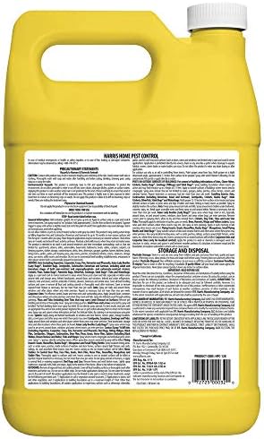 Harris Home Insect Killer, Liquid Gallon Spray with Odorless and Non Staining Residual Formula - Kills Stinkbugs, Ants, Roaches, Spiders, Fleas