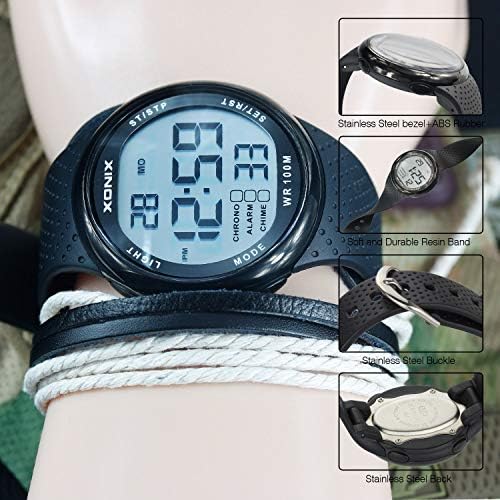 TOMORO Vogue Men's Unisex 100M Waterproof Ultra-Thin Minimalist Sports Watch