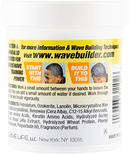 Wavebuilder Deep Wave Beeswax Pomade Smooth Hold Formula