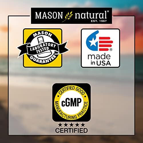 MASON NATURAL Calcium 500 mg (Oyster Shell) with Vitamin D3 to Support Normal Bone and Muscle Function, 250 Tablets