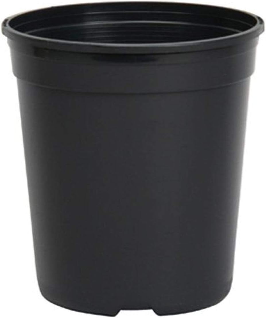 The HC Companies Nursery Pot (1.72 Gallon), Black