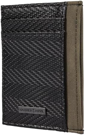 HAMMER ANVIL Los Angeles Slim Minimalist Front Pocket Wallet RFID Protected
