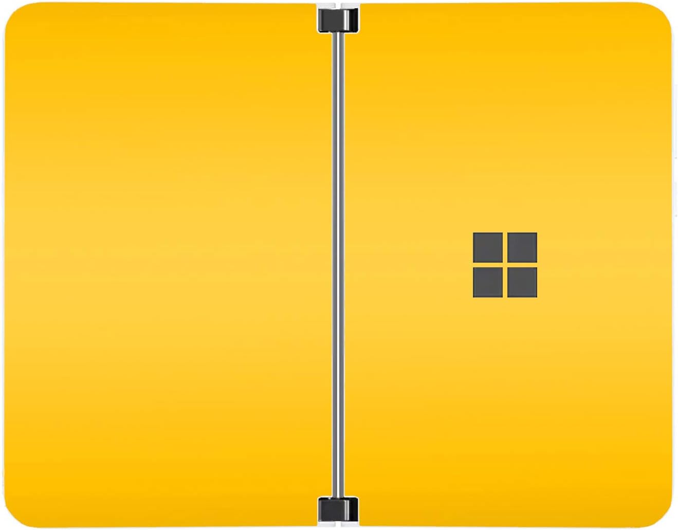 SopiGuard Sticker for Surface Duo Phone Edge-to-Edge Precision Vinyl Skin Wrap (Leather Textured)