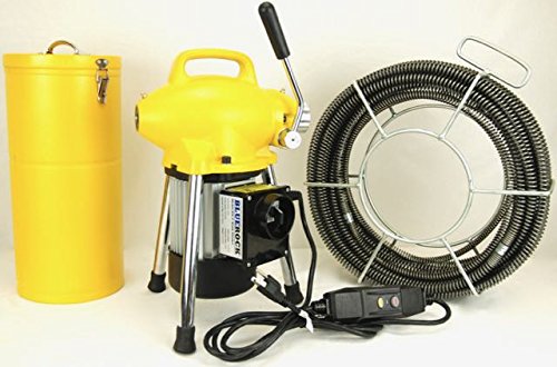 BLUEROCK Tools Model S75 3/4" - 4" Sectional Pipe Drain Cleaning Machine Fits C8