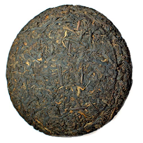 Jinglong Tea Factory - Puerh Tea No3 (40 Cups) Ripe Pu-erh Tea Mini Cake (3.6 Ounce)