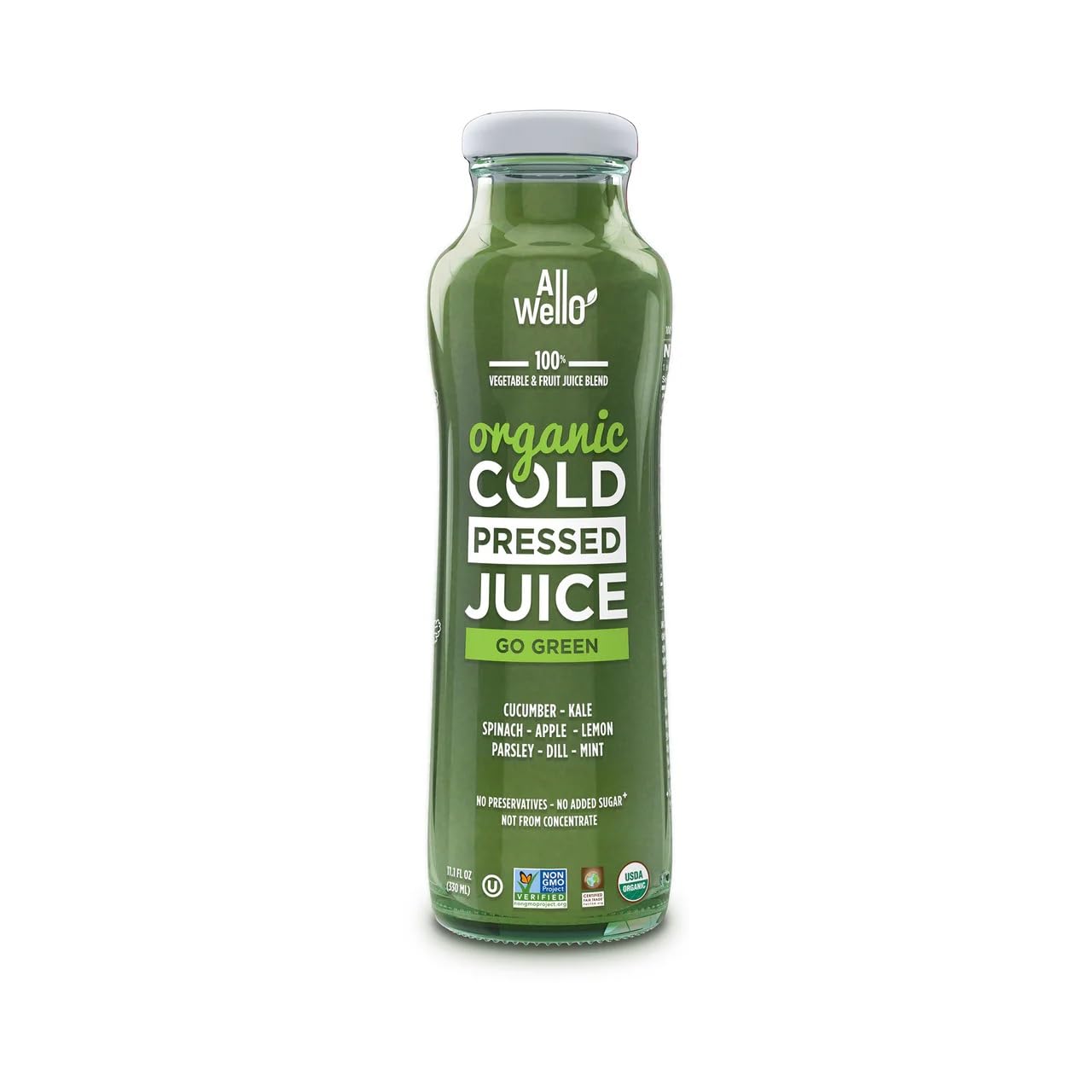 Organic Juice Variety Pack, Cold-Pressed, Non-GMO, 6 Pack