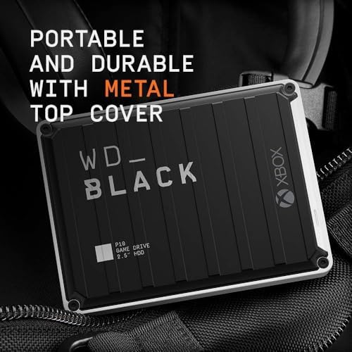 WD_BLACK 5TB P10 Game Drive for Xbox - 1-Month Xbox Game Pass