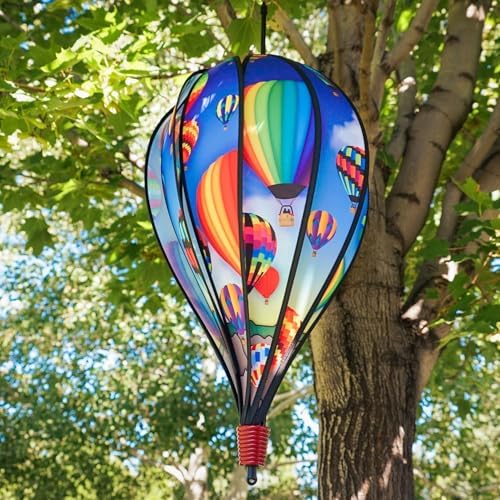 In the Breeze 0990 USA Flag 10-Panel Hot Air Balloon Wind Spinner