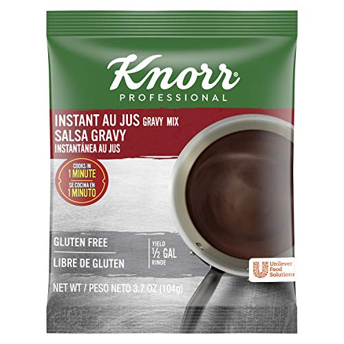 Knorr Professional Instant Au Jus Gravy Mix Pouches, 3.7 Oz, 12 Pack