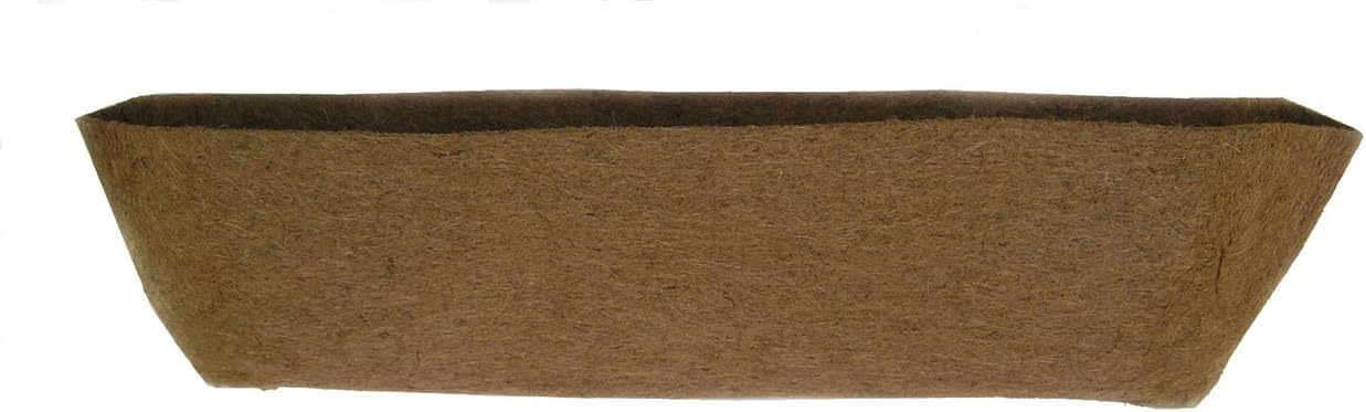 Molded Coco Fiber Liner - 72 Inch Window Hayrack Planter -Comes as a Pair of 36 Inch