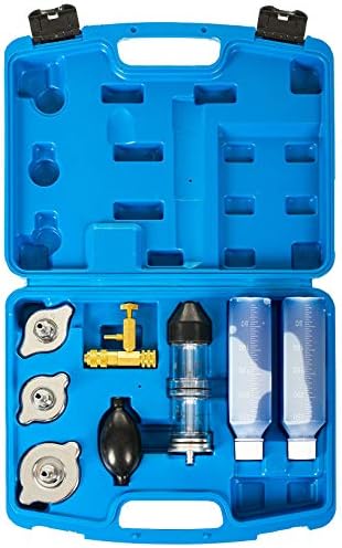 RELD Professional Head Gasket Tester Combustion Leak Test Kit Detector CO2 with Box and 17oz CO2 Reaction Liquid