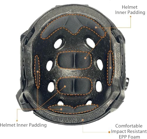 PJ Type Tactical Multifunctional Fast Helmet with Visor Goggles Version