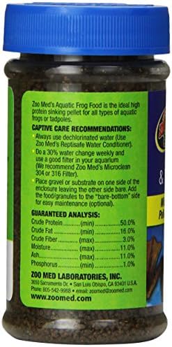 Zoo Med Aquatic Frog and Tadpole Food, 12 Ounces Each, Made in The USA (12 Ounces)