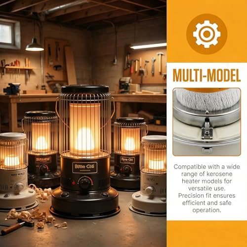 Kerosene Heater Wicks Replacement for Kero World KW-24C DuraHeat DH-2300 CV-23 00 & RMC-95C Envirotemp CV-23 00 Keroheat CV-2300 Heater
