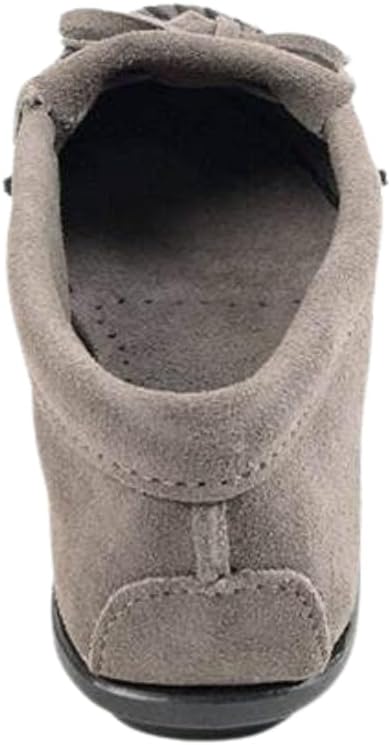 Minnetonka Women's Kilty Suede Hardsole Moccasin