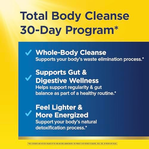 Renew Life Cleanse Smart 30-Day Program | Advanced Total Body Cleanse | Supports Digestive Regularity | Vegan, Dairy and Gluten Free Formula