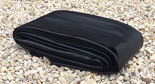 USA Pond Products' - 24x25 Black Pond Liner-24'W x 25'L (7.31m x 7.62m) in 20-mil Black PVC (0.50mm)-Fish/Plant Friendly for Koi Ponds