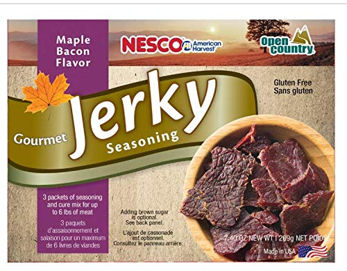 Nesco BJM-6 Gourmet Jerky Seasoning, Bacon Maple Flavor, 3 Count