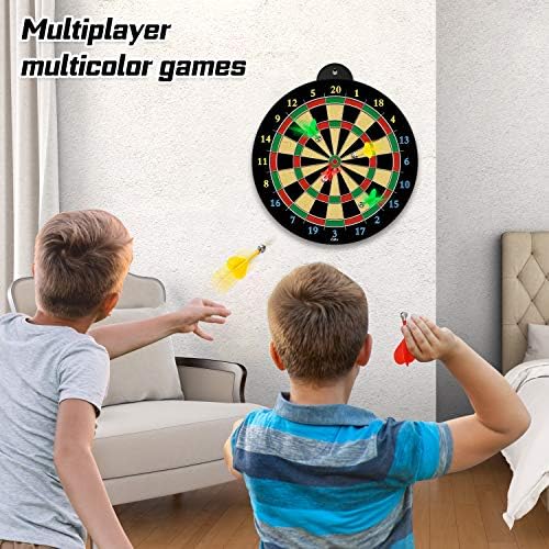 Dart Board - 12pcs Magnetic Darts - Excellent Indoor Game and Party Games