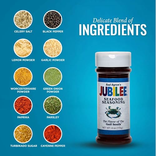 Bad Byron’s Jubilee® Seafood Seasoning – 24 oz | Bold Gulf Coast Flavor | Perfect for Shrimp, Fish, Crab & More | All-Purpose Cajun-Style Blend