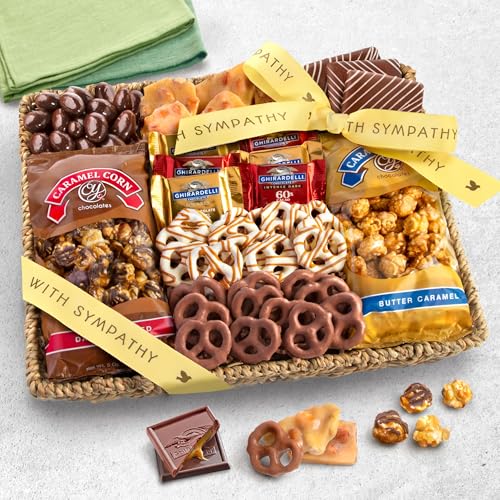 A Gift Inside Chocolate Gift Basket - Sweet Treats Gift Tray, Chocolates Gift Basket for Mom, Dad, Family & Friends