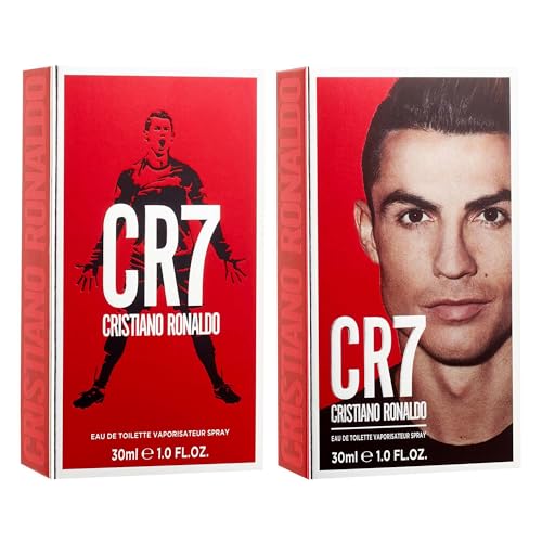 CR7 Cristiano Ronaldo - Eau De Toilette Cologne Scent for Men - Woody, Musky Men's Scent with Lavender, Cardamom, Tobacco, and Cedar - 1.7 oz