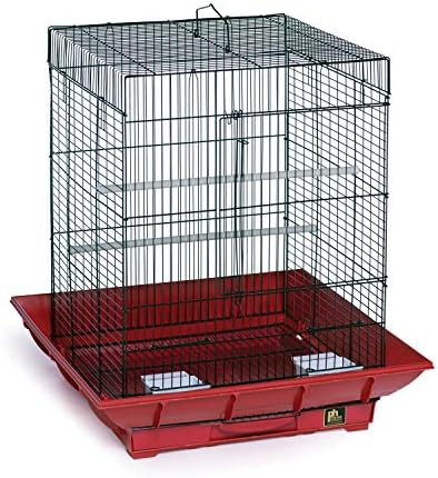 Prevue Hendryx SP850B/B Clean Life Cockatiel Cage, Black, 1/2"