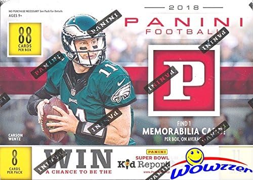 2018 Panini NFL Football EXCLUSIVE HUGE Factory Sealed Blaster Box with MEMORABILIA Card! Look for Rookies & Autograph’s of Baker Mayfield