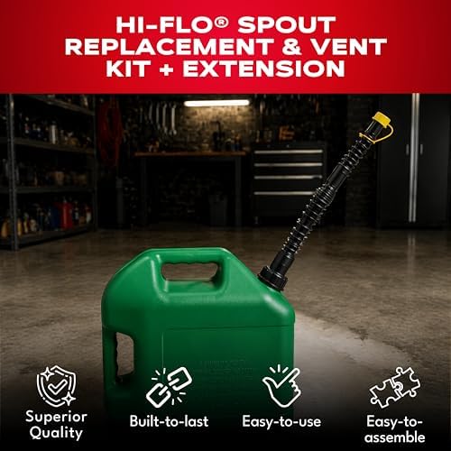 EZ-POUR® HI-FLO Spout with Extension & Vent Kit, Multi-Purpose Spout