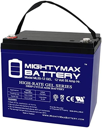 Mighty Max Battery 12V 55AH GEL Replacement Battery compatible with Minn Kota Endura MAX