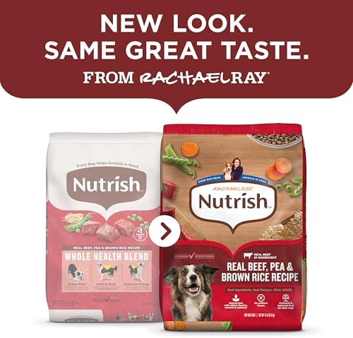 Nutrish Dry Dog Food, Beef, Pea & Brown Rice, 28 lb. Bag (Rachael Ray)