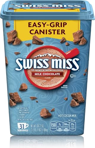 Swiss Miss Milk Chocolate Flavored Hot Cocoa Mix, 38.27 oz. Canister
