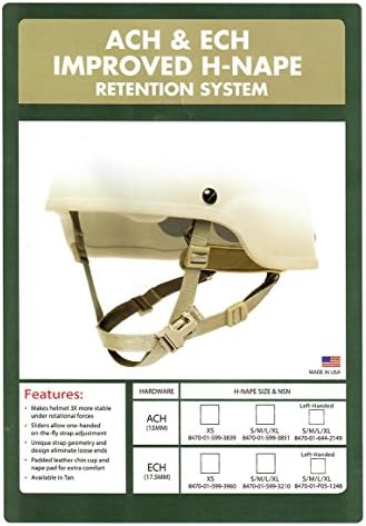 USGI ACH IRS Improved Retention System H-Nape Helmet Chin Strap