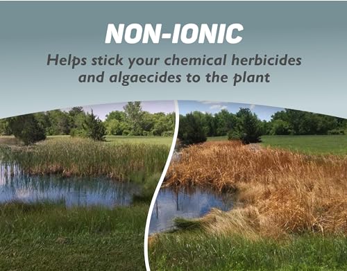 Plex Mate Aquatic Surfactant for Herbicides - 8 Ounces - Non-Ionic, Increase Product Coverage, Increase Product Penetration, Increase Product Effectiveness