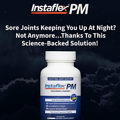 Instaflex PM Nighttime Joint Supplement, Mobility and Sleep Support, 60ct